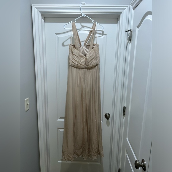 Amsale size 12 - champagne colored bridesmaid dress - Picture 2 of 4